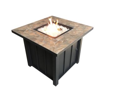 AZ Patio Heaters Square Tile Top Fire Pit