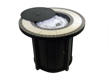 AZ Patio Heaters Round Tile Top Firepit