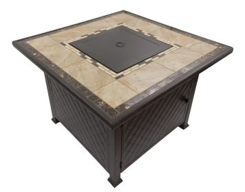 AZ Patio Heaters Square File Top Fire Pit