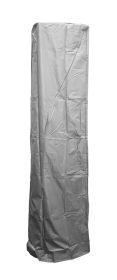 AZ Patio Heaters Square Glass Tube Patio Heater Cover in Silver