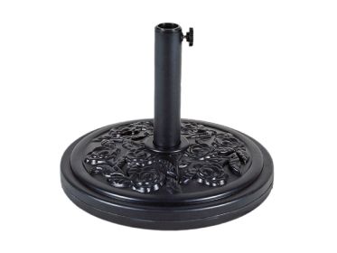 AZ Patio Heaters Round Concrete Base in Plastic for Market Umbrella