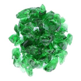 AZ Patio Heaters 20lbs Recycled Fire Pit Fire Glass in Green