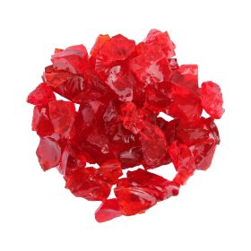 AZ Patio Heaters 20lbs Recycled Fire Pit Fire Glass in Red