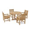 Tosca Classic Armchair 5-Pieces Dining Set