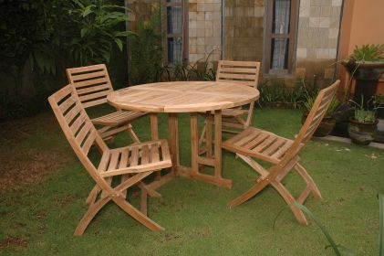 Andrew Butterfly Folding 5-pieces Dining Set