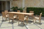 Bahama Stackable Sahara 9-Pieces Rectangular Dining Set A