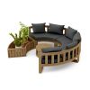 SET-808 Circular Modular Deep Seating Set