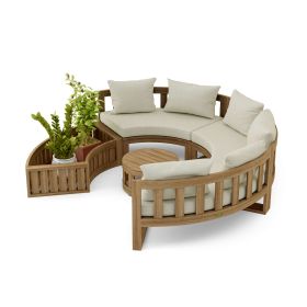 SET-808 Circular Modular Deep Seating Set