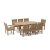 Bahama Sahara 9-Pieces 78" Oval Dining Set