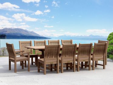 Bahama Sahara 11-Pieces 8' Rectangular Dining Set