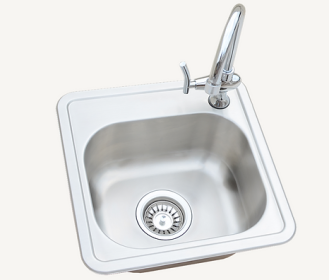 KoKoMo Built-In 15x15 Outdoor Kitchen Sink