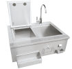 KoKoMo 30" Built-In Bartender Cocktail Station With Sink Bottle Opener and Ice Chest