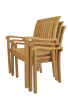 Aspen Stackable Armchair (Fully Built & 4 pcs in a box)