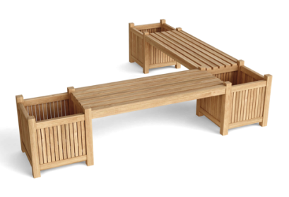 Planter Bench (2 bench + 3 planter box)