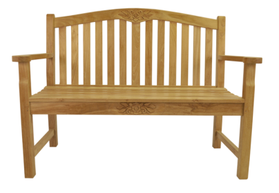 50" Round Rose Bench