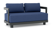 Granada Deep Seating Aluminum Loveseat