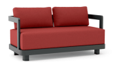 Granada Deep Seating Aluminum Loveseat