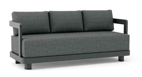 Granada Deep Seating Aluminum Sofa