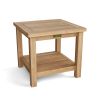 22" Square 2-Tier Side Table