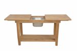 Nautilus Console Table w/ SS Container