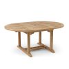 Bahama 71" Oval Extension Table Extra Thick Wood