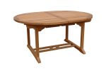 Bahama 87" Oval Extension Table Extra Thick Wood