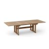 Sahara 106" Rectangular Double Ext. Table