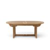 Bahama 117" Oval Extension Table w/ Double Extensions