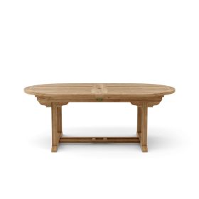 Bahama 117" Oval Extension Table w/ Double Extensions