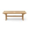 Sahara 126" Rectangular Double Ext. Table