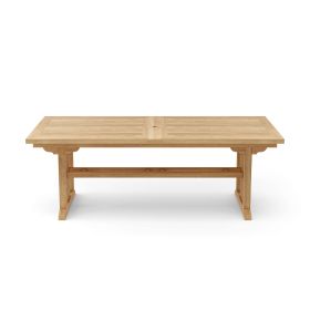 Sahara 126" Rectangular Double Ext. Table